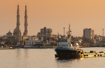 PORT SAID/EGYPT 02nd JANUARY 2007 - The Offshore Supply Ship OSA