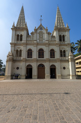 Fototapeta na wymiar Santa Cruz Cathedral Basilica Church in Cochin India