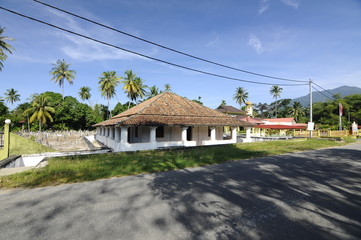 The old Mosque of Pengkalan Kakap in Merbok, Kedah