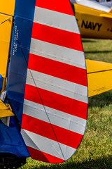 Détail de véhicule de collection, Boeing Stearman