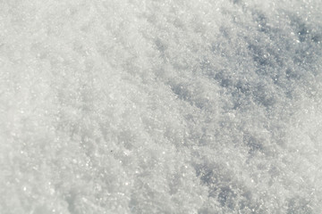 Macro of Snow