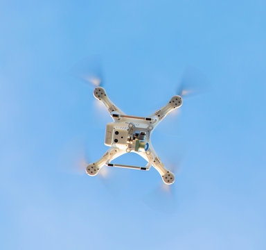quadrocopter in the sky