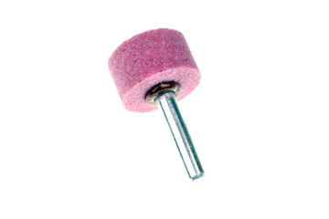 Pink abrasive sanding head