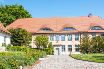 Fototapeta na wymiar Standesamt im ehemaliges Marienkloster Bergen Insel Rügen