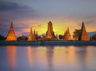 Naklejka premium wat Chaiwatthanaram