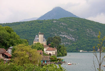Fototapeta premium Duingt Castle, Lake Annecy