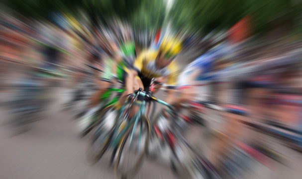 Ciclisti in gara