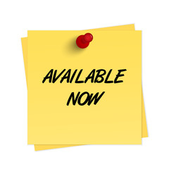 Available now text on reminder