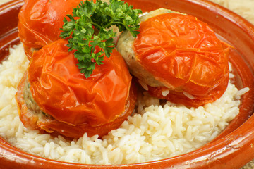 tomates farcies et riz 13062015