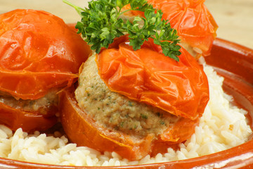 tomates farcies et riz 13062015