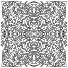 Tribal coloring zentangle

