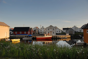 Small harbor on Veiholmen, Smøla, on the west coast of Norway. © Turid Bjørnsen