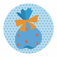gift theme flat icon elements,eps10