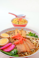 おいしそうなラーメンとチャーハン