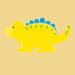 Yellow dinosaur