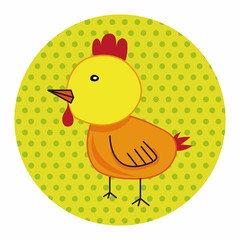 animal chicken cartoon theme elements