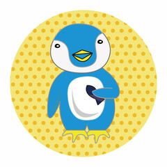 animal penguin cartoon theme elements