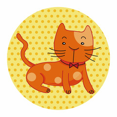 animal cat cartoon theme elements