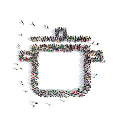 people in the shape of pots.