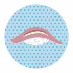 Japanese food sushi theme elements