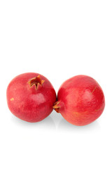 Pomegranate isolated on white background
