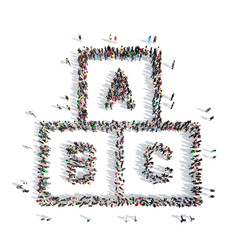 people in the shape of children's toys.