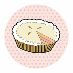 pie theme elements vector,eps