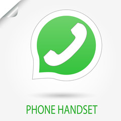 Phone Handset vector icon