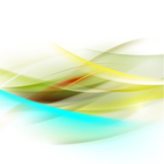 Abstract smooth bright flow background for tech or science 