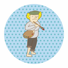 people character theme elements