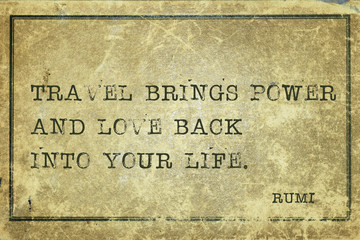 travel RUMI