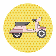 transportation motor theme elements vector, eps