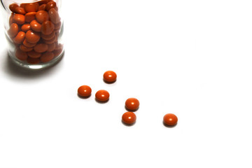 サプリメント / 白背景