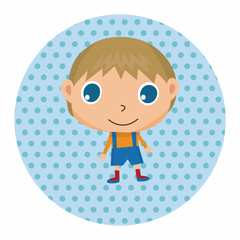 student cartoon theme elements