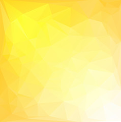 Yellow Polygonal Mosaic Background, Creative Design Templates