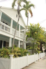 Partie in der Caroline Street in Key West