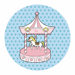 merry-go-round theme elements