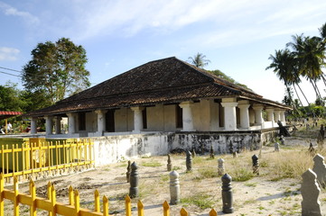 The old Mosque of Pengkalan Kakap in Merbok, Kedah