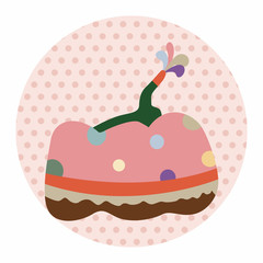 style pumpkin cartoon elements vector,eps