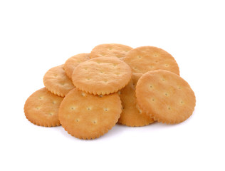 crackers isolated on white