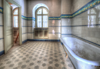 Badezimmer im feudalen Haus