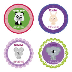 Animals labels