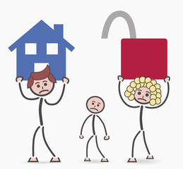 insecure family house