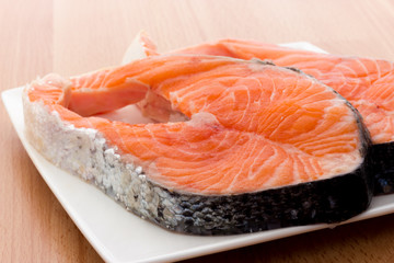 Salmon steak