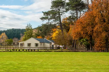 Foto op Canvas Farm housein rural New Zealand © olga46
