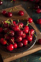 Raw Organic Red Cherries