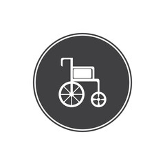 Fototapeta na wymiar Wheelchair icon