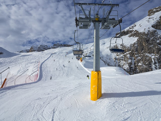 Sciare nelle dolomiti