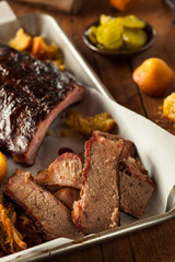 Homemade Smoked Barbecue Beef Brisket