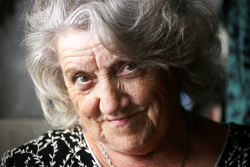 Smile granny face
